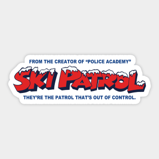 Ski Patrol Sticker